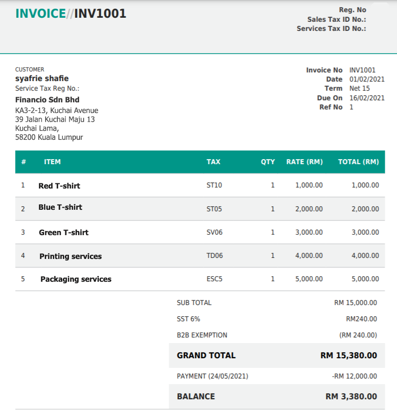 Financio invoice_sample | Financio