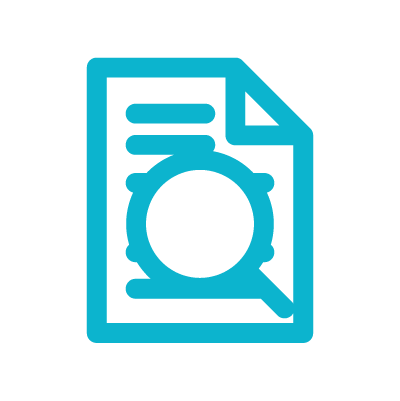 audit and paperwork icon